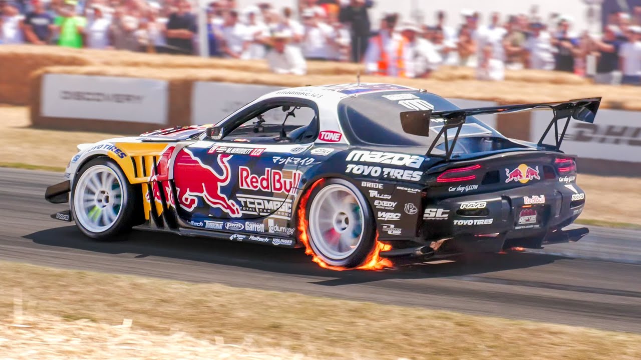 BEST of MAD MIKE at GOODWOOD FOS | McLaren P1 Rotary & 2X Mazda RX7