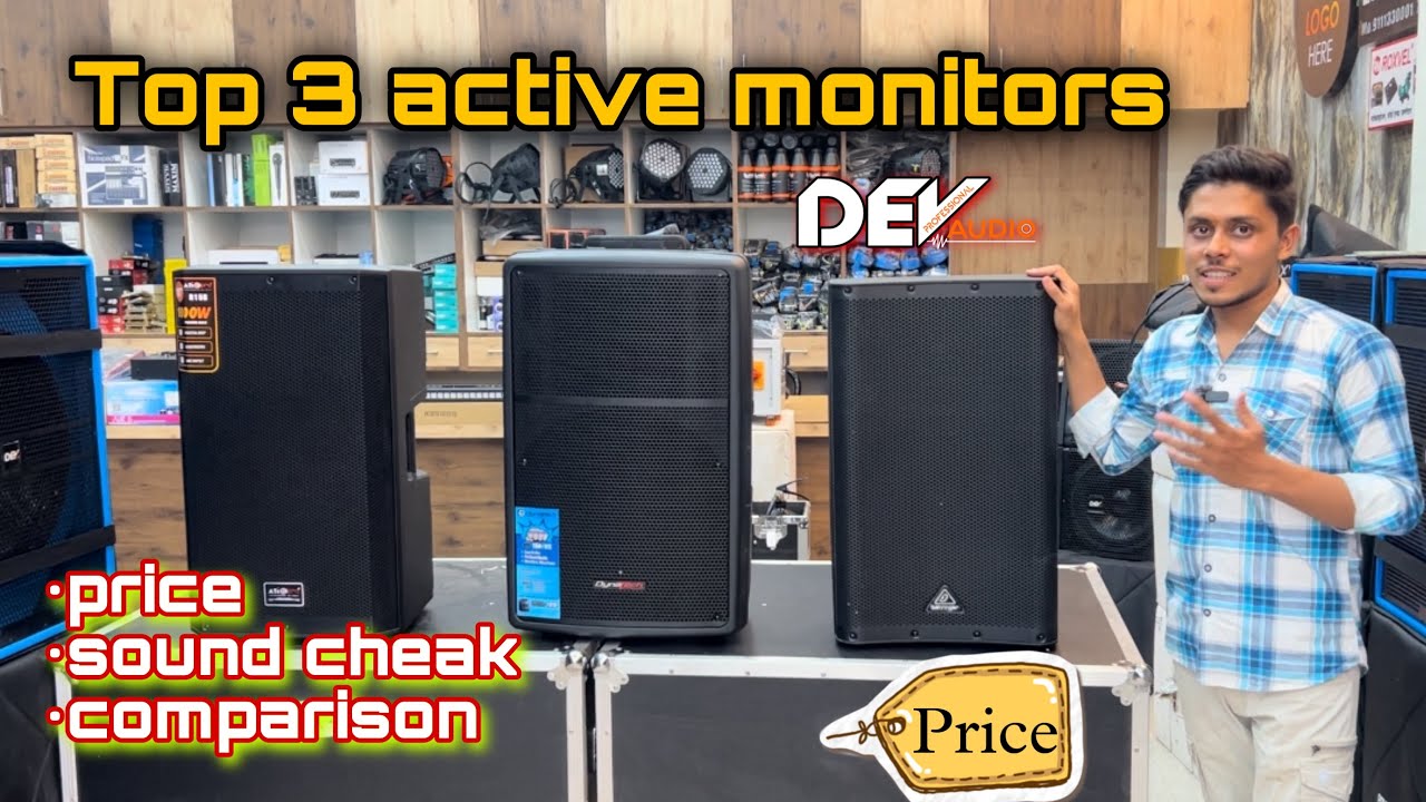 Top 3 best active monitors, 
