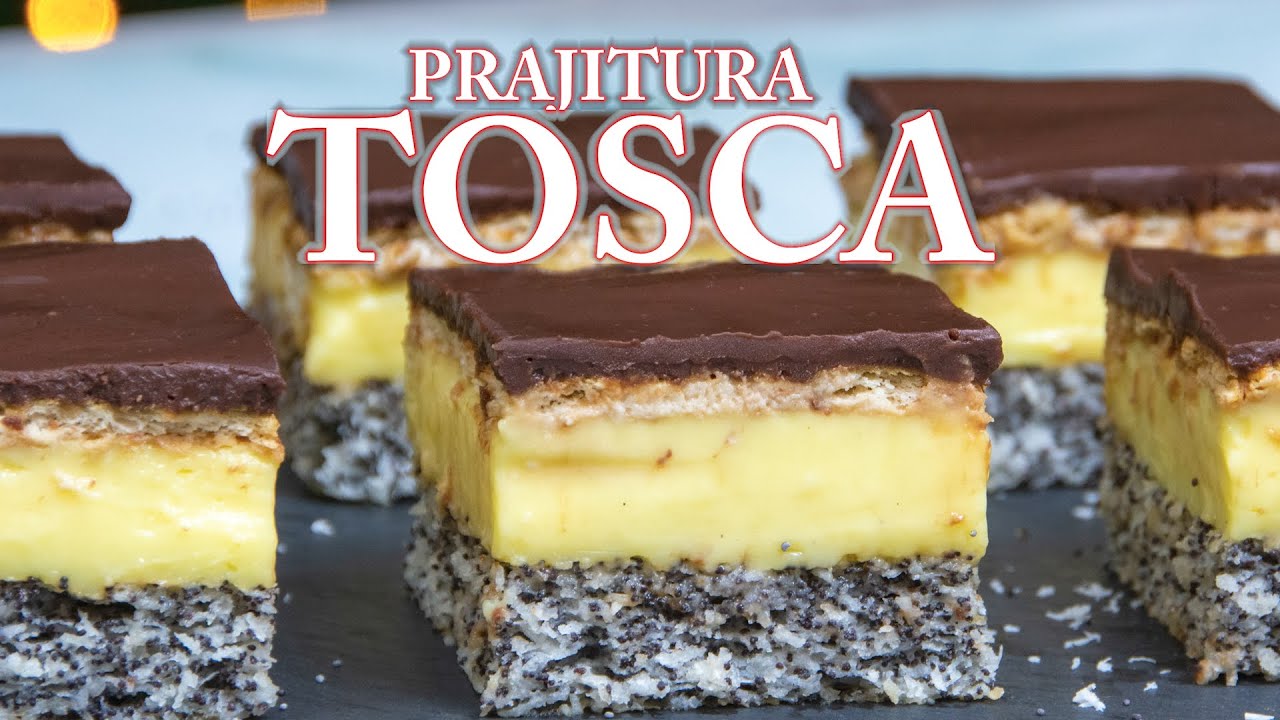 Prajitura Tosca. Reteta simpla si economica a faimoasei prajituri.