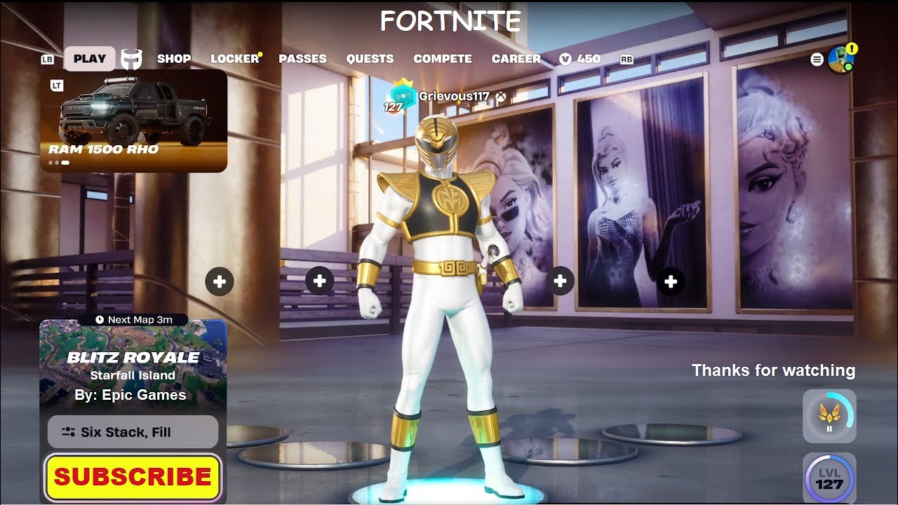 White Ranger Ready for Blitz Royale