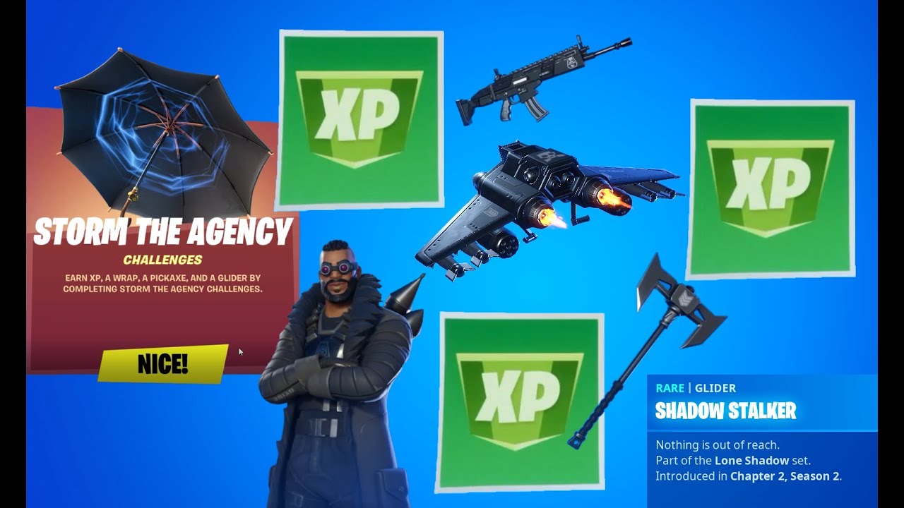 Renegade Shadow Skin and *Free* Rewards Overtime - Storm The Agency