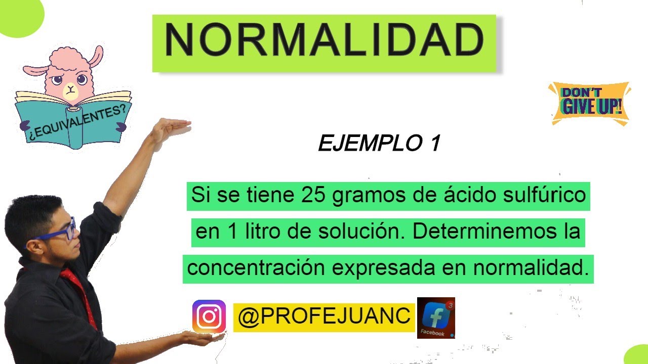 QU&Iacute;MICA. NORMALIDAD