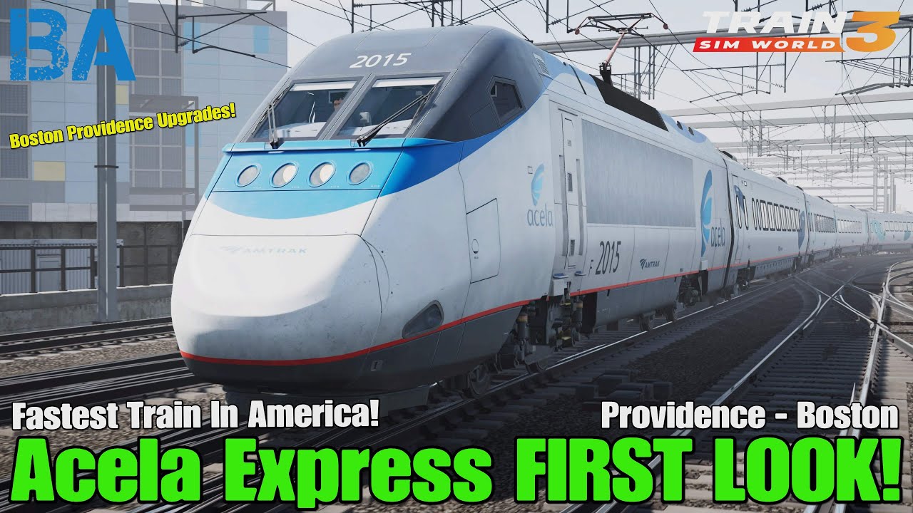 Первый взгляд на ACELA EXPRESS! — Самый быстрый поезд в Америке — Северо-восточный коридор — Trai...