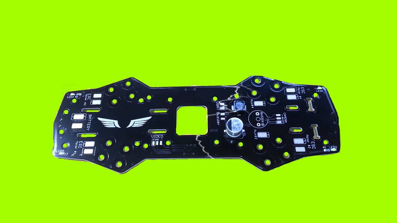 PCB ZMR250 Mosquito Theam Pilot Green Screen Background