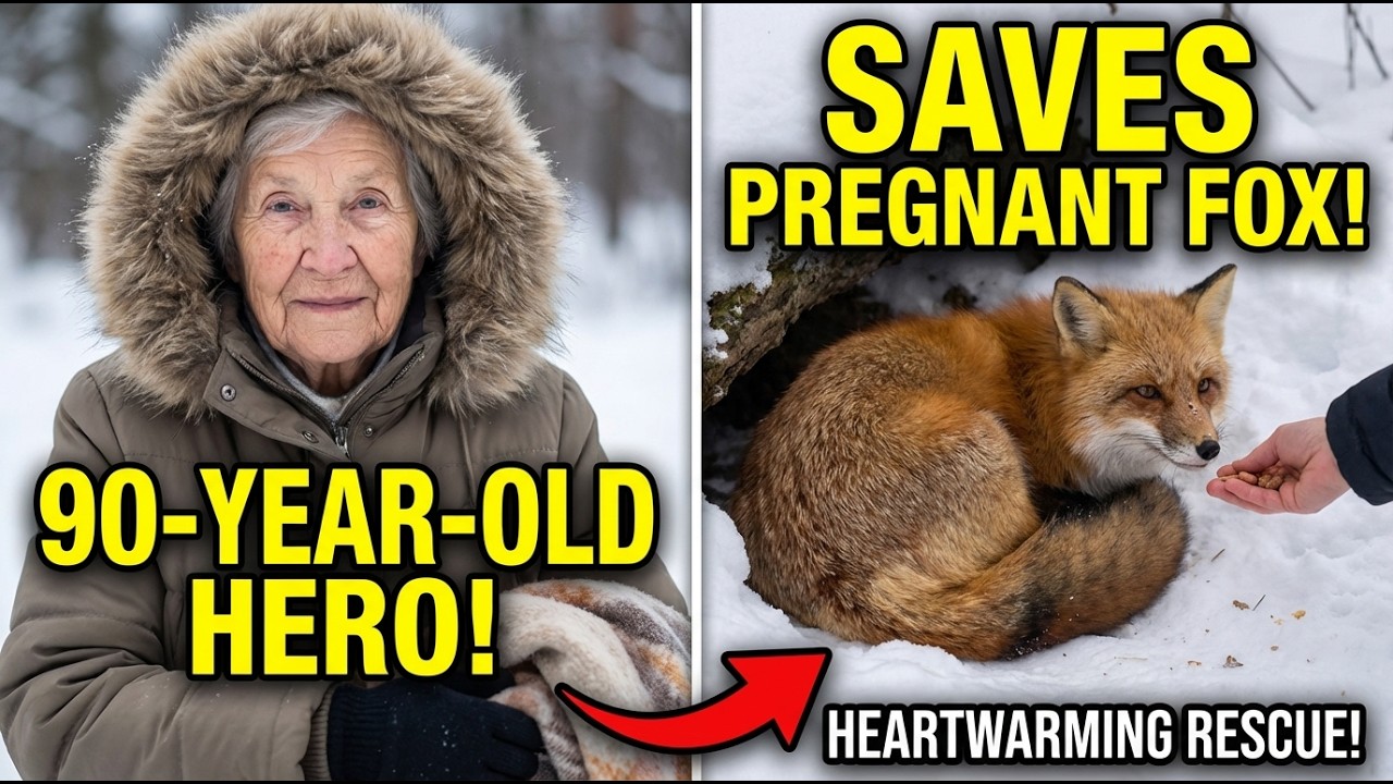 90-Year-Old Woman Saves a Pregnant Fox