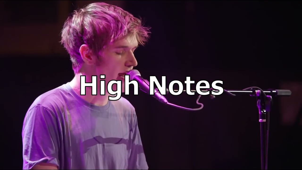 The Vocal Range of Bo Burnham (D2 - B♭5)