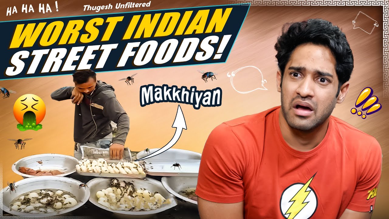 Worst & Dirty Indian Street Foods & Vendors!