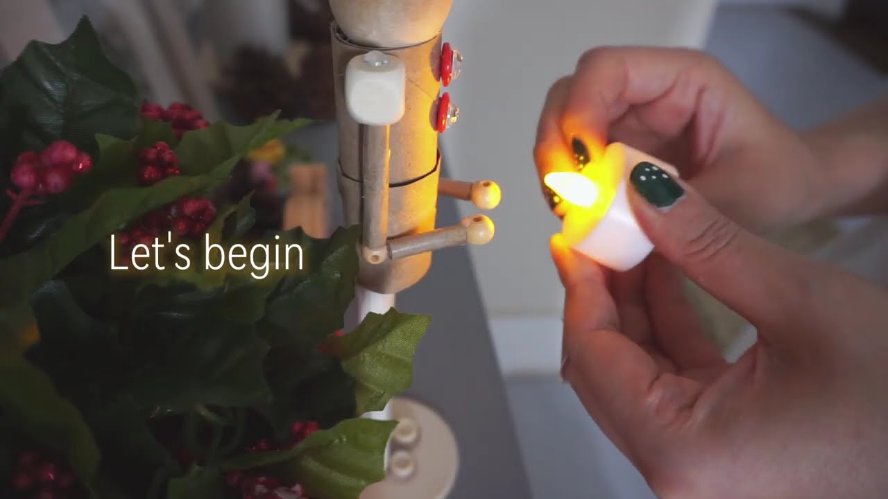 The rolls transform… into holiday wonder