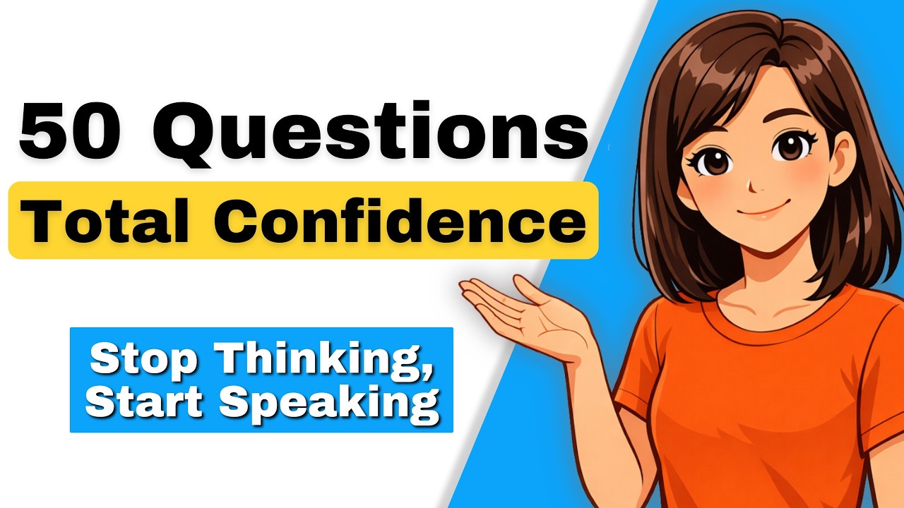 A2 Shadowing Practice | 50 questions for Daily Conversation—no more silence