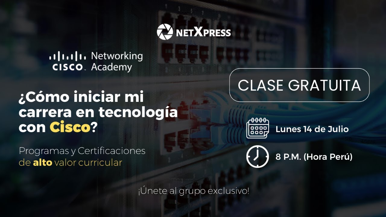 ¿Cómo iniciar mi carrera en tecnología con Cisco?