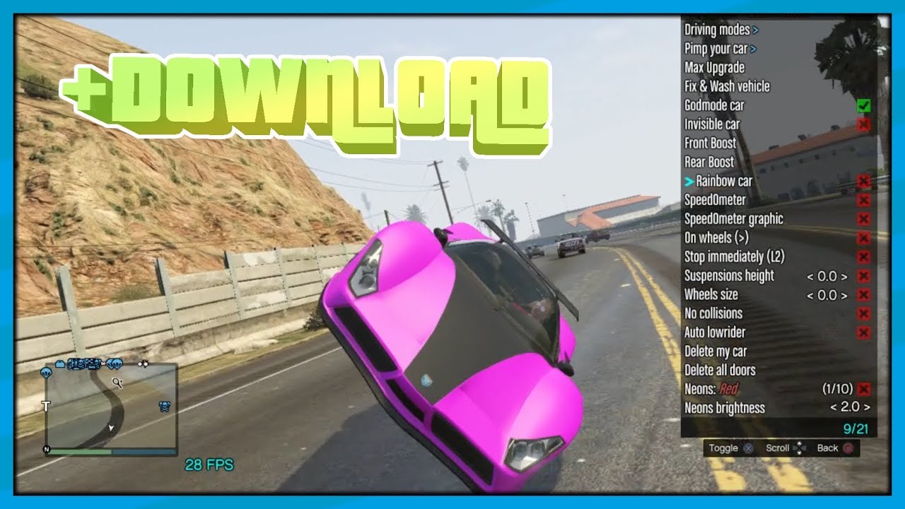 GTA 5 Online 🎮 FREE MOD MENU ‼ |  +FREE DOWNLOAD GALERIUM PS3 Menu (GTA V MODS) 1.27 Playstation 3