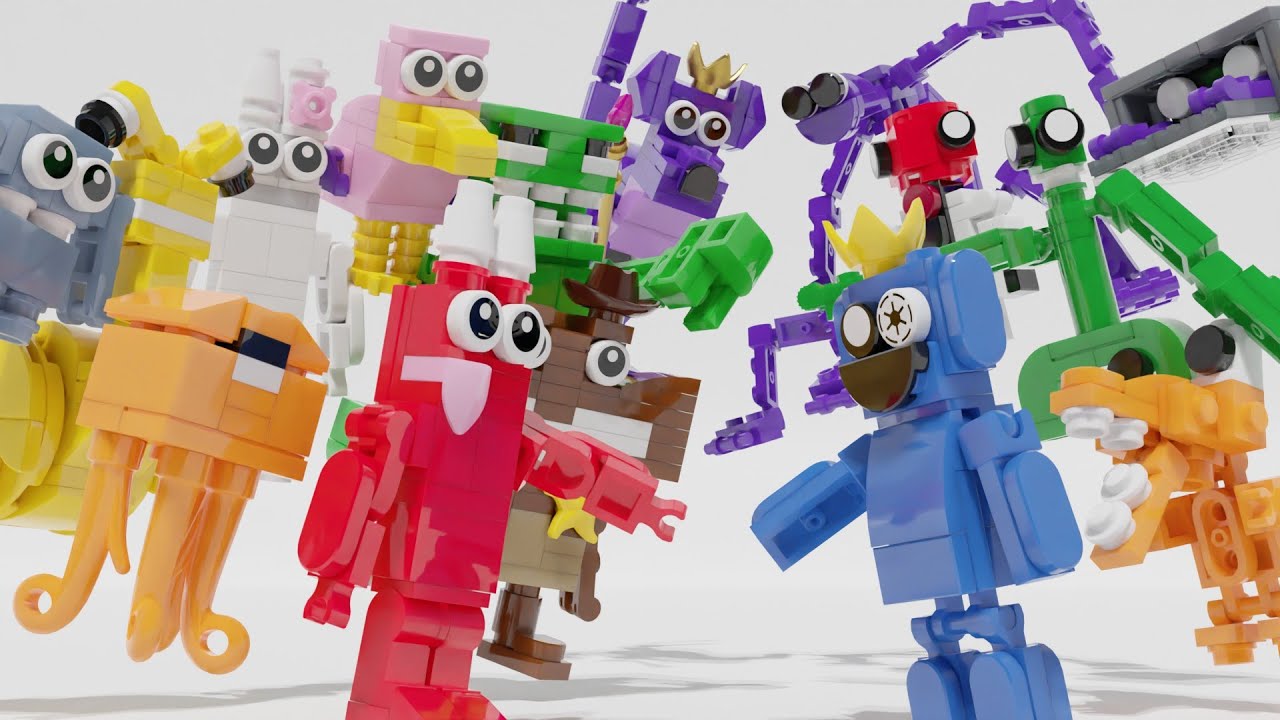 ALL LEGO GARTEN OF BANBAN VS RAINBOW FRIENDS