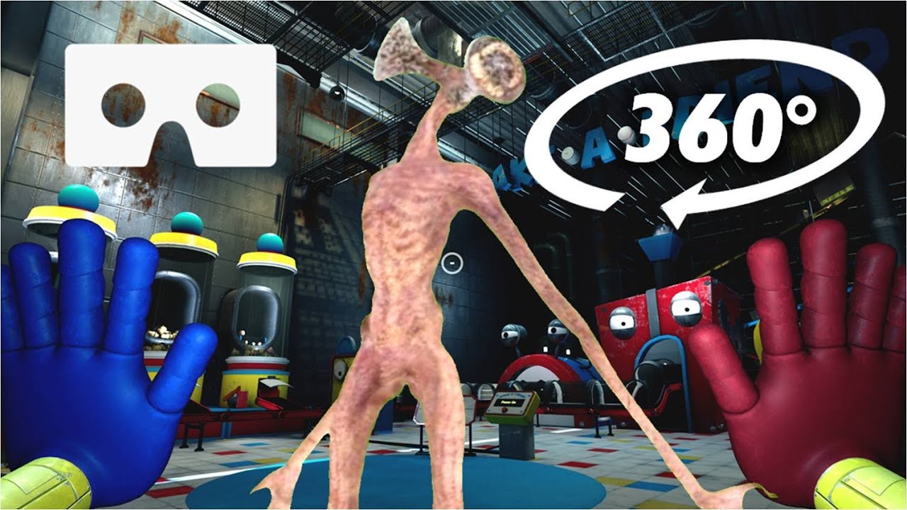 Poppy Playtime but SIREN HEAD is Hunting YOU! 360&deg; VR Video