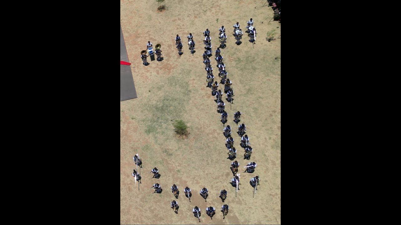 A Celebratory march at the opening of the Jalira Girls Secondary School.