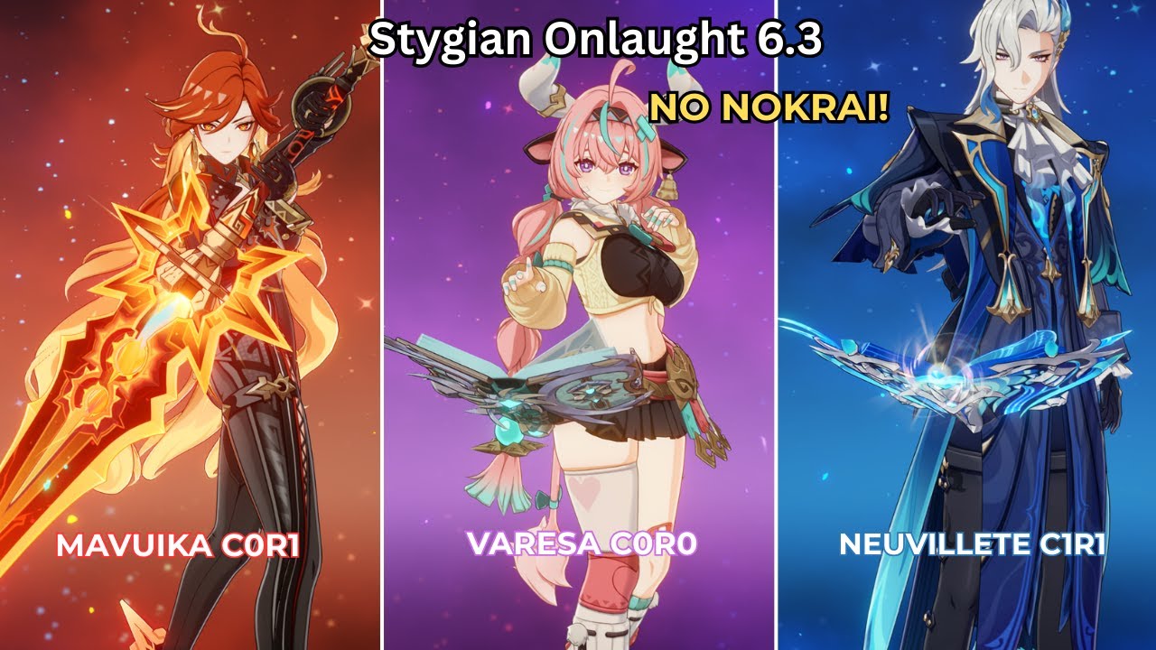 Ảo Cảnh Hiểm Ác 6.3 - Độ Khó Dũng Cảm KHÔNG cần nhân vật Nokrai | Stygian Onslaught 6.3 NO NOKRAI