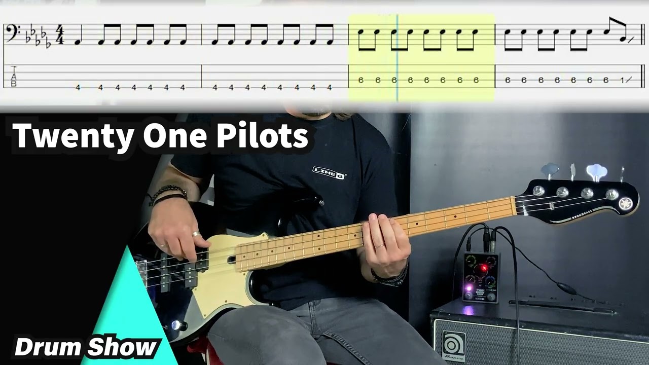 Twenty One Pilots - Drum Show (Bass Cover Tabs) #basscover #twentyonepilots