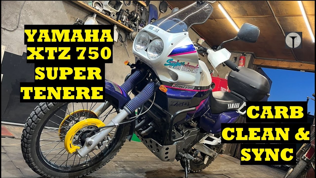 Cleaning and synchronizing the Mikuni carburetors on a Yamaha XTZ750