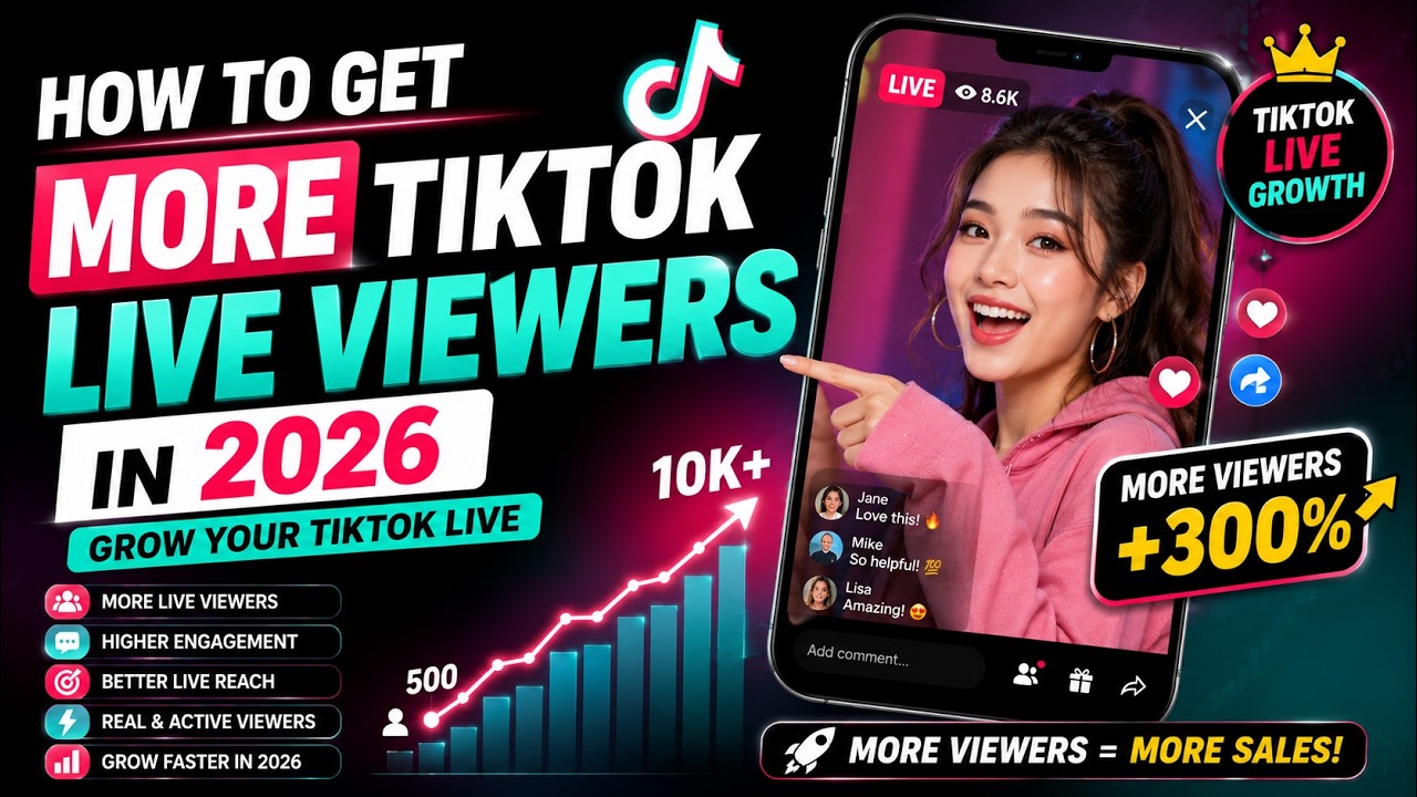 How to Get More TikTok Live Viewers in 2026 | Grow Your TikTok Live