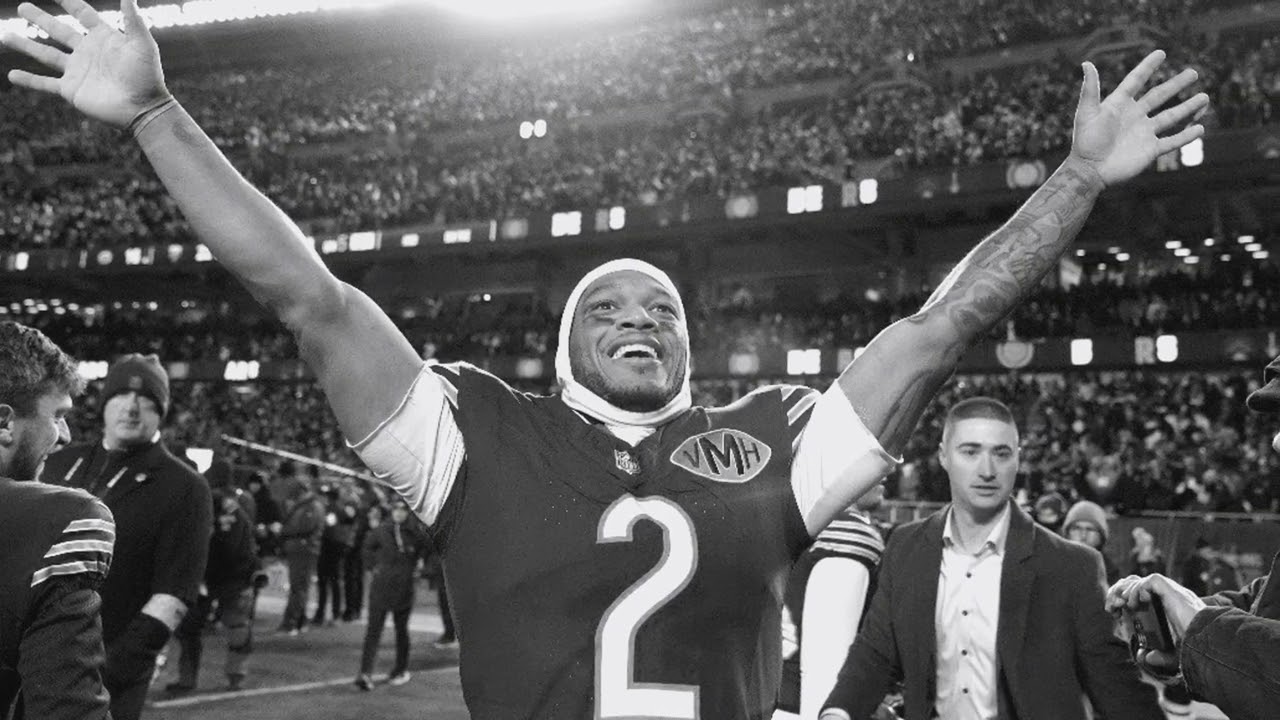 DJ Moore Walk off touch down. Chicago Bears  Tribute