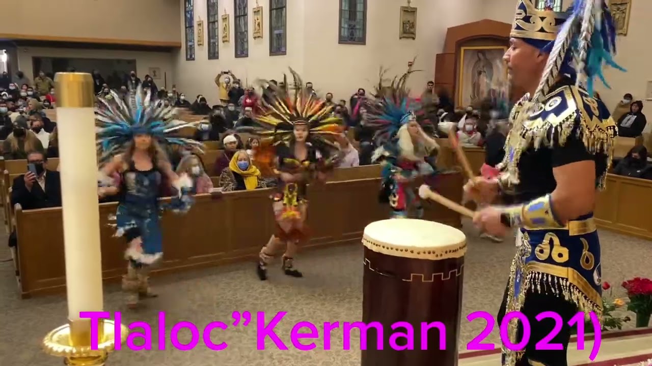 Tlaloc,Danza Azteca OLLIN 12/12/21 Kerman Ca.