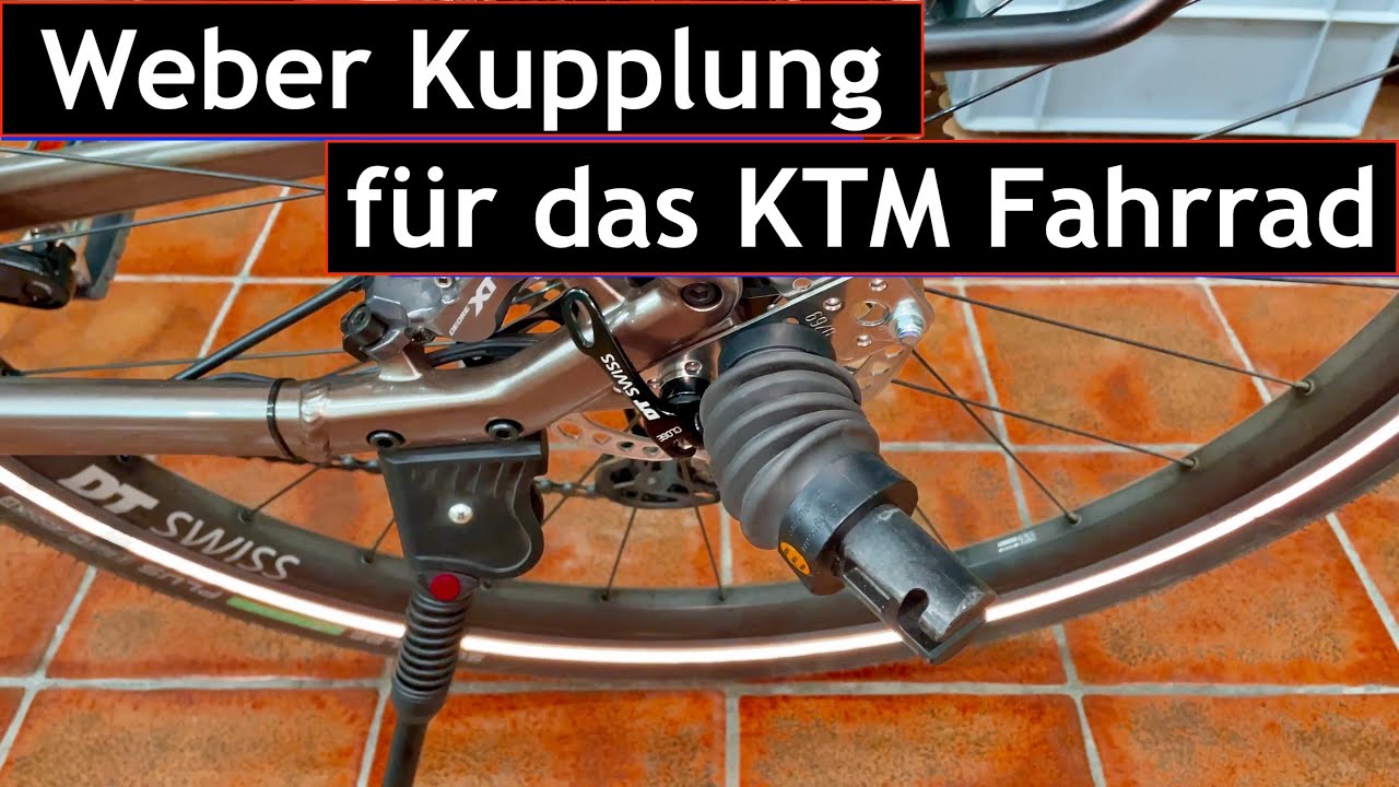 Weber Anhängerkupplung für das KTM Fahrrad / Rene - Projekte & Leben