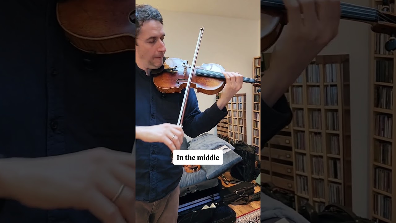 🚨 How bow position relates to sound production!