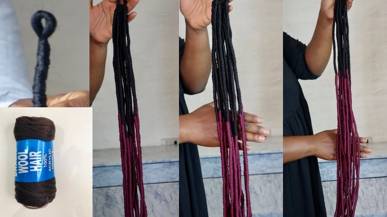 HOW TO MAKE CROCHET FAUX LOCS  / USING BRAZILIAN WOOL /OMBRÉ LOCS