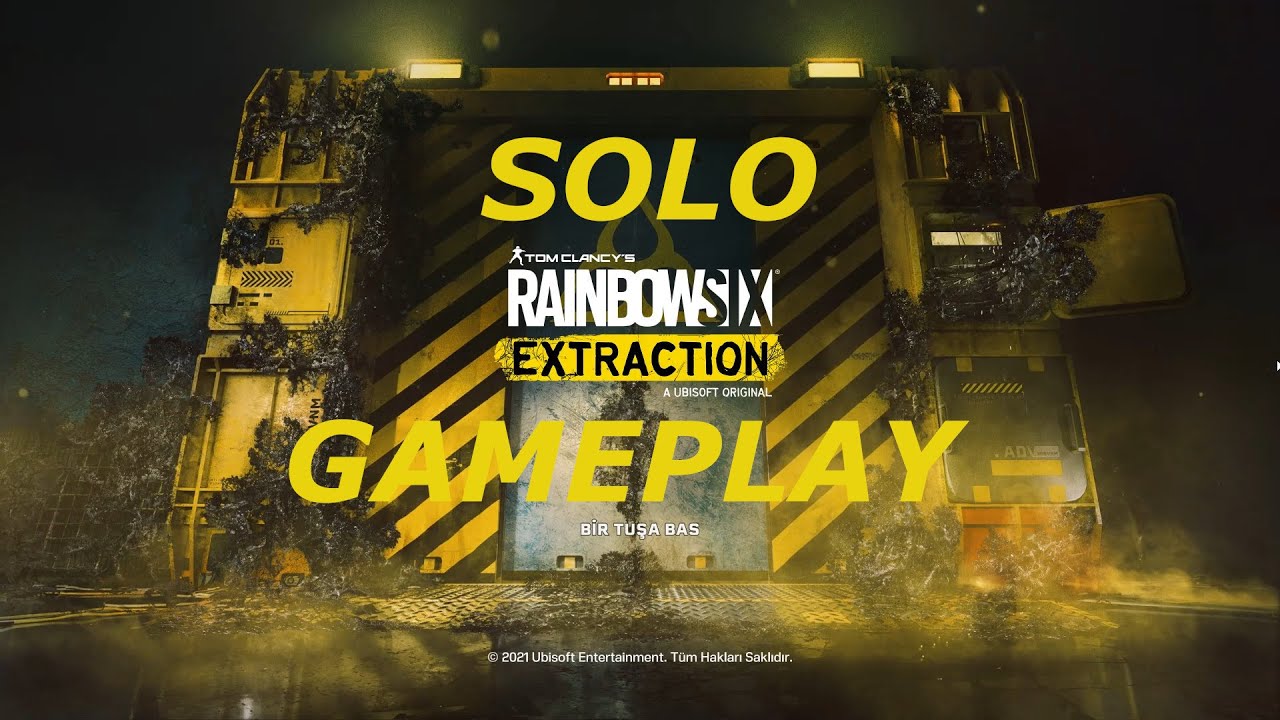 Rainbow Six Exraction Gameplay Türkçe - Solo Gameplay - 2022 FullHD 1080p