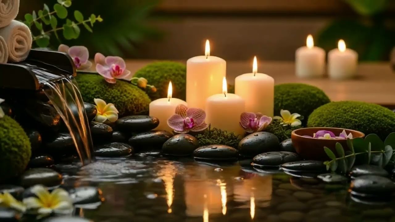 Peaceful Night Spa Ambience | Fall Asleep Fast Tonight