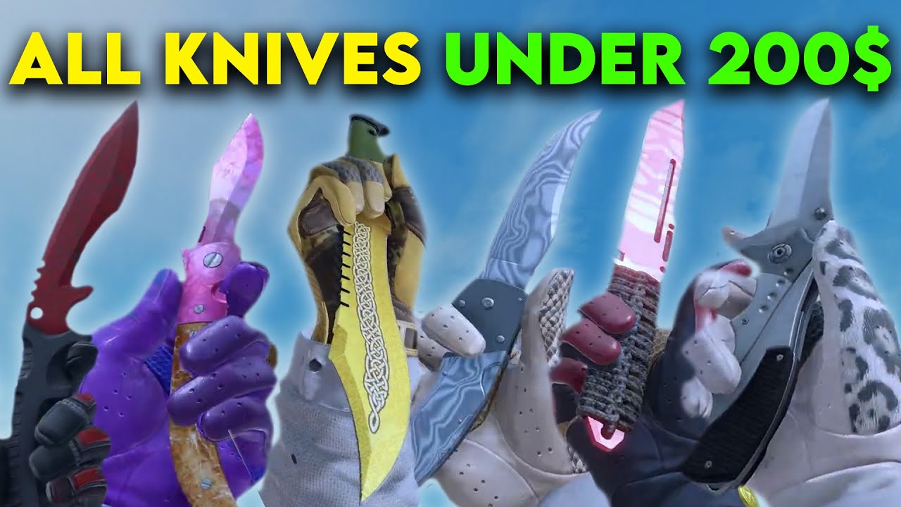 BEST CS2 KNIVES UNDER 200$ (THAT ACTUALLY LOOK GOOD) 🔥