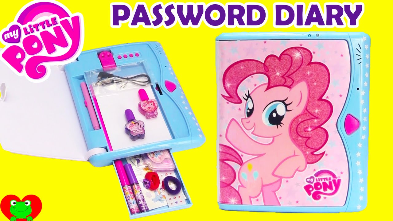 My Little Pony Password Diary Pinkie Pie and Cosmetic Backpack