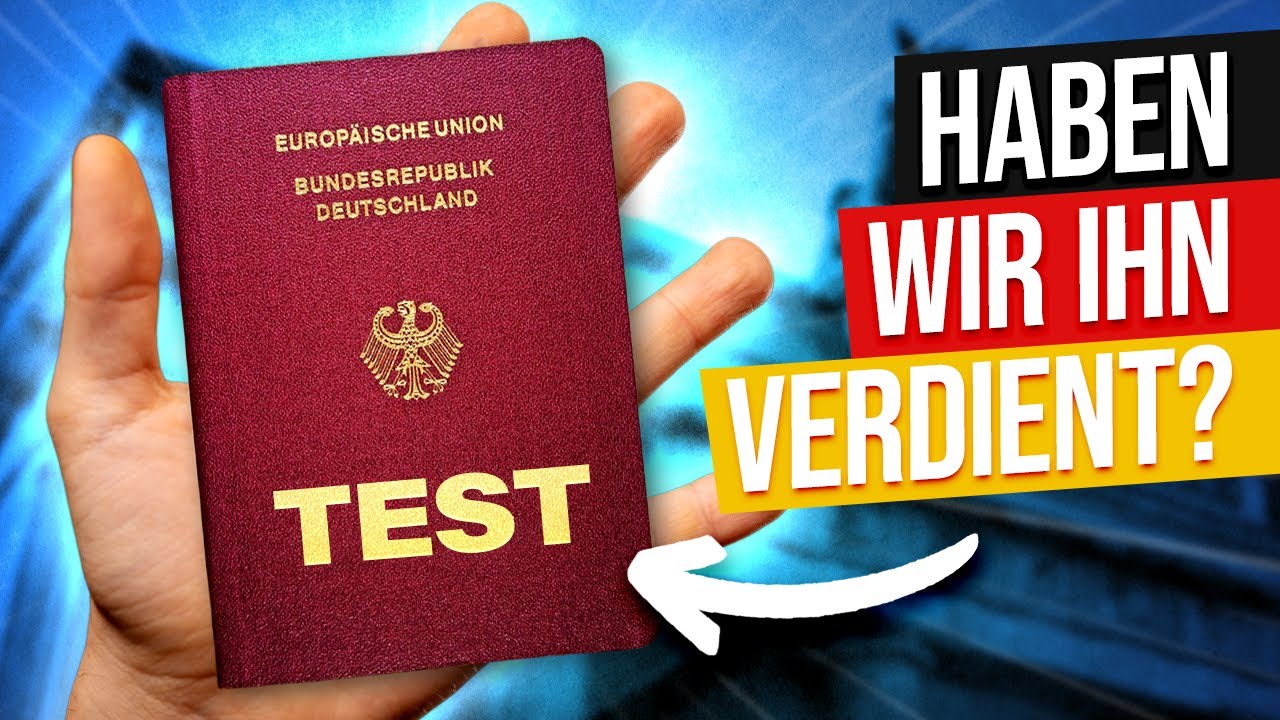 Deutsche machen den Einbürgerungstest und...