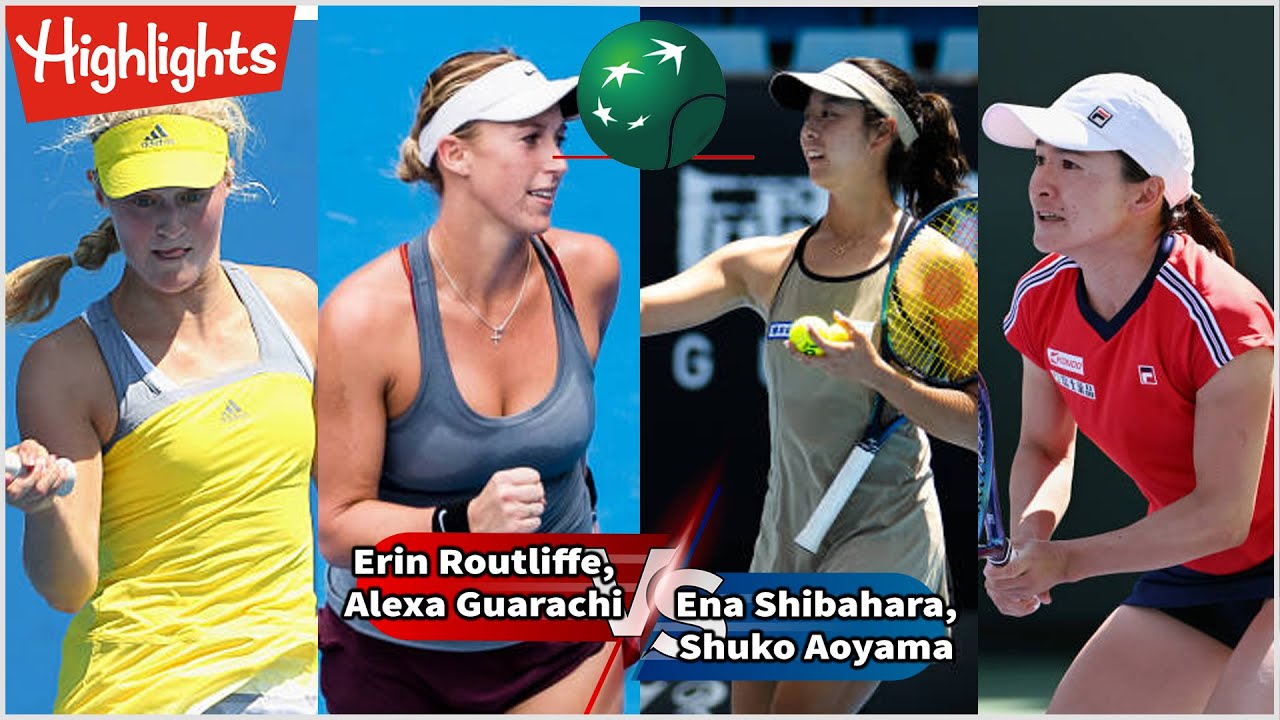 Erin Routliffe Alexa Guarachi vs Ena Shibahara Shuko Aoyama ROUND 2 Highlights | WTA Rome Open 2023