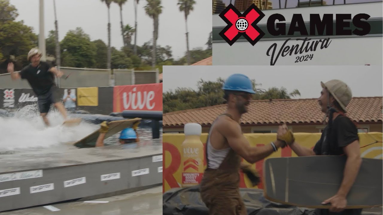 Travis Belsito XGames Wakeskate Demo X Manramp