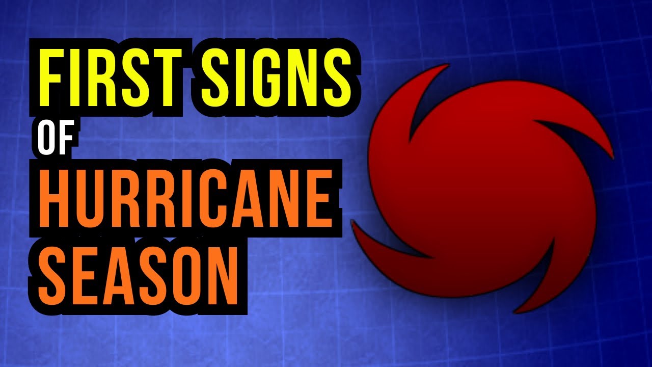 First Signs of Hurricane Season...
