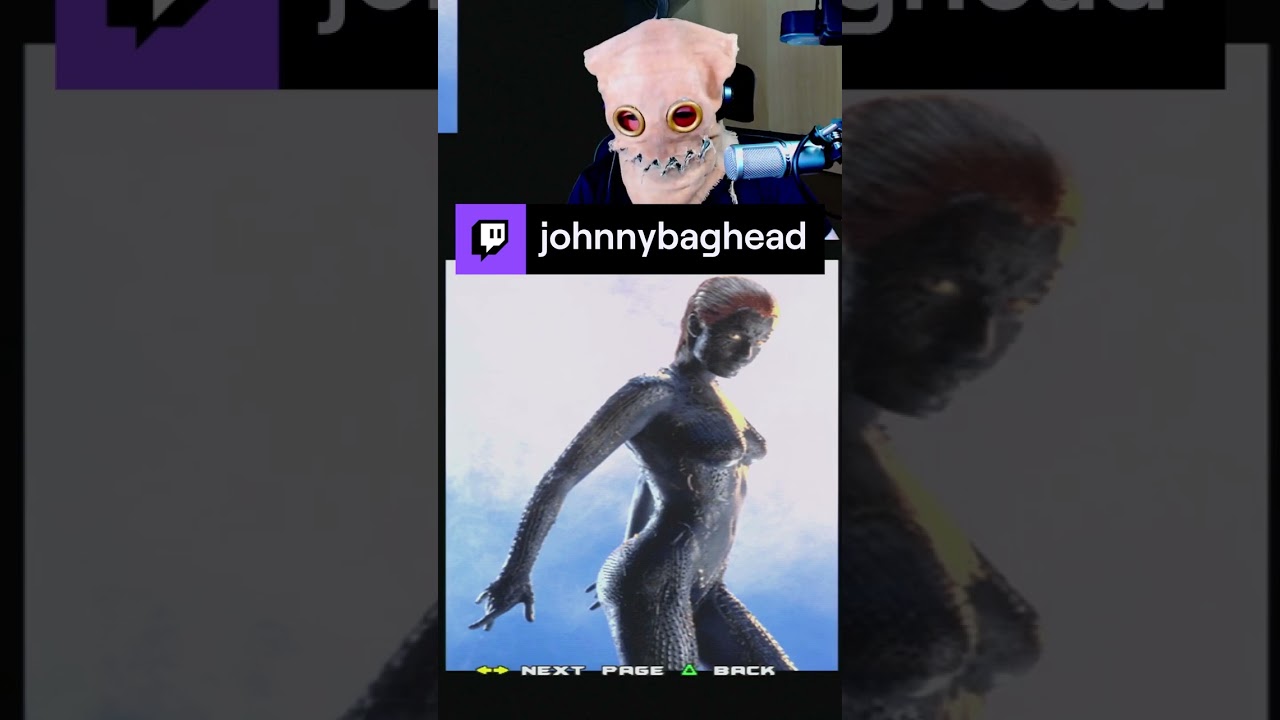 Johnny does what with pictures of Mystique off stream???  #twitch  #gaming #playstation