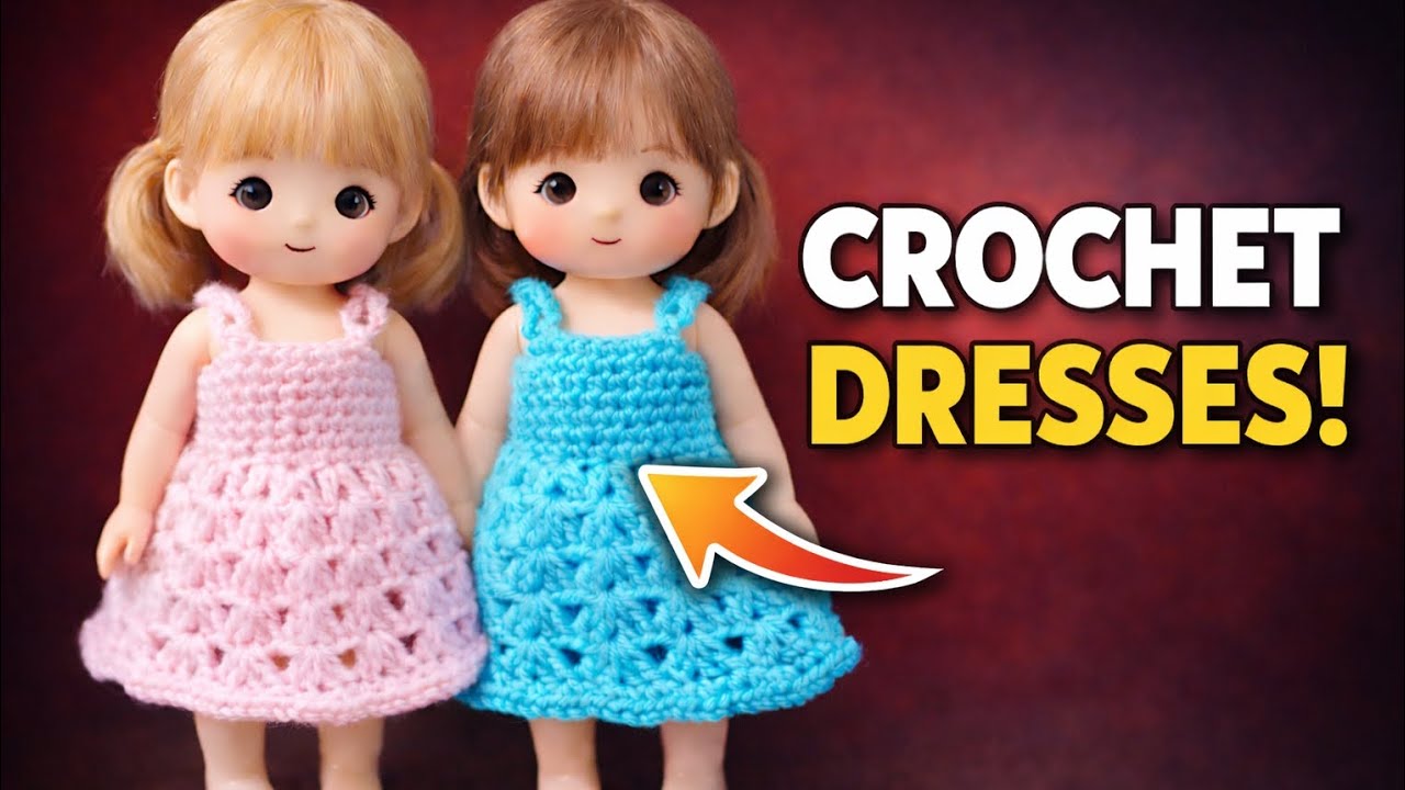 How to Crochet a Mini Dress in 20 Minutes 🧶 | Step by Step Beginner Tutorial