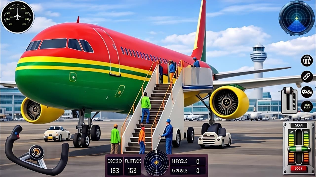 Flight Airplane City Pilot Simulator - Boeing Emergency Landing Goes Wrong 👨‍✈️✈️🚨- Android Gameplay