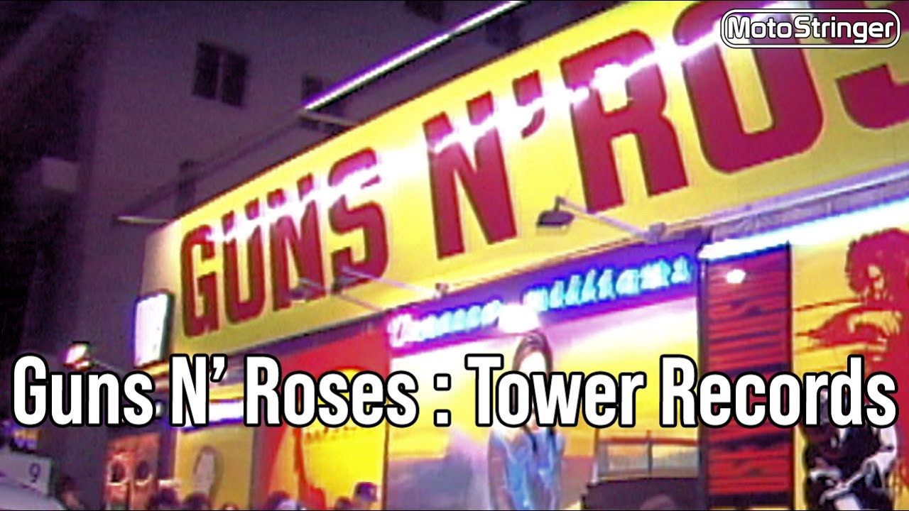 Guns N' Roses "Use Your Illusion" Double Album goes on Sale at Tower Records September 17th, 1991