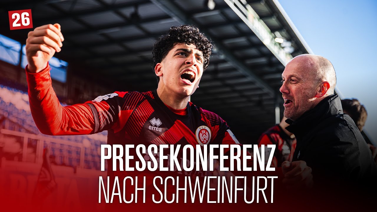 PRESSEKONFERENZ nach SV Wehen Wiesbaden vs. 1. FC Schweinfurt 05 I 3. Liga I 23. Spieltag
