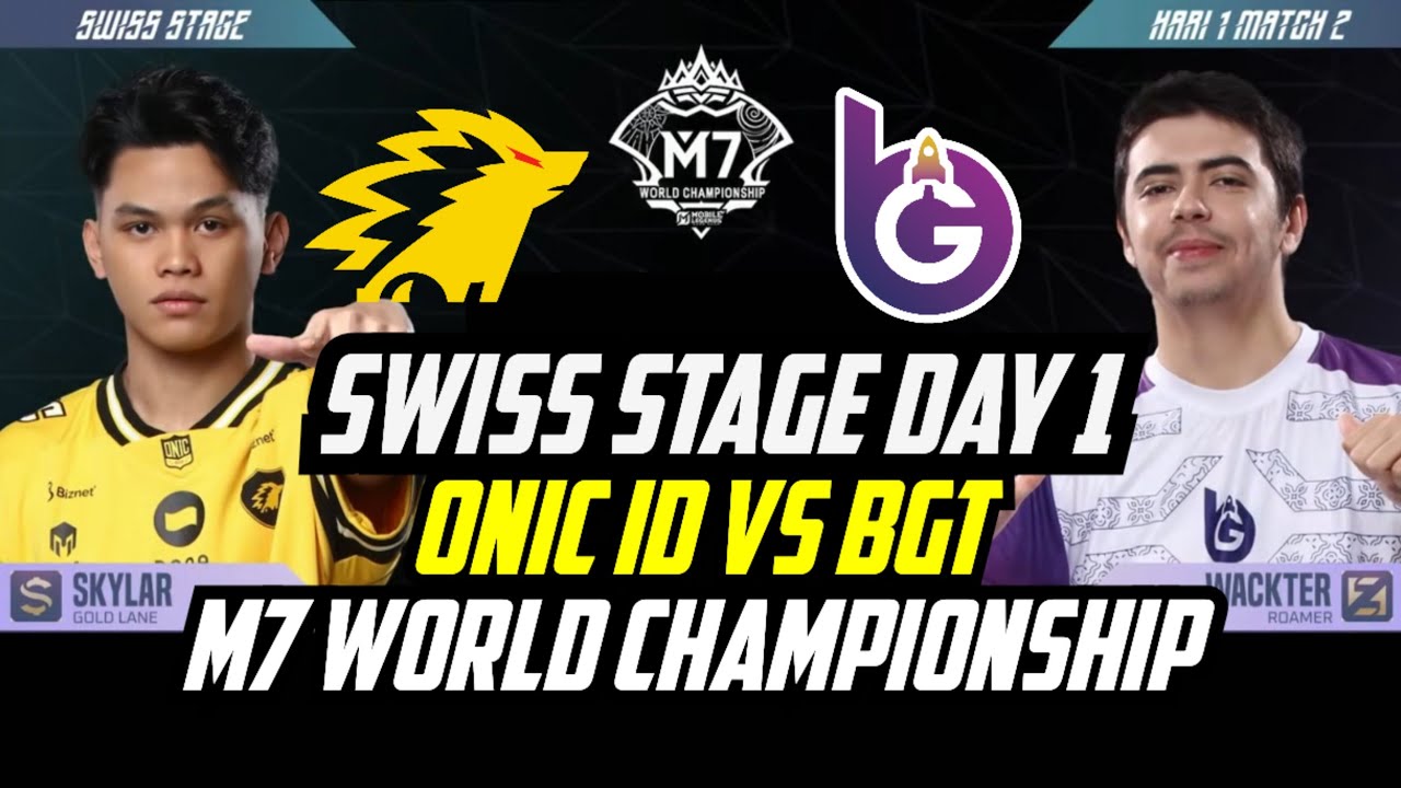SWISS STAGE DAY 1 GAME ONIC ID VS BGT | M7 WORLD CHAMPIONSHIP