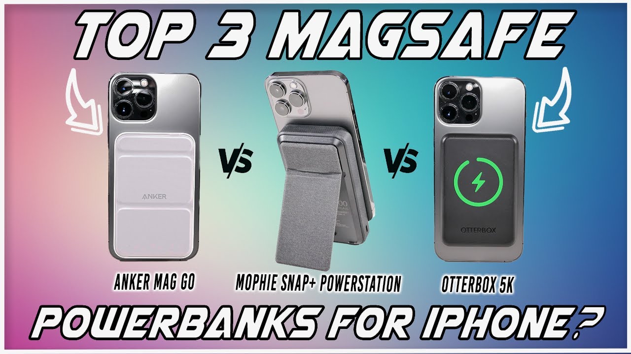 Топ-3 портативных зарядных устройств MagSafe для iPhone в 2022 году? | Лучшие альтернативы внешни...