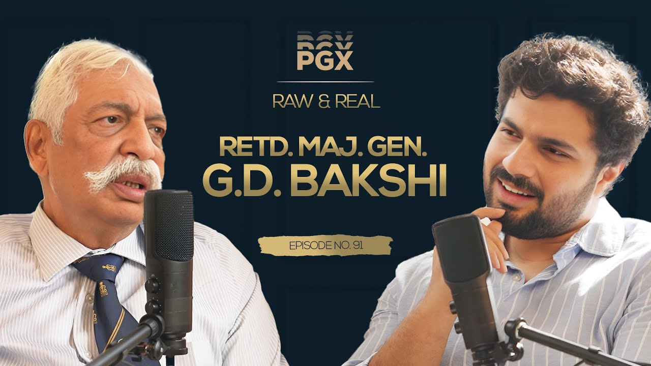 ⁠The Spirituality of War - by India’s most Famous War Veteran | Retd. Maj. Gen. G.D. Bakshi | PGX#91