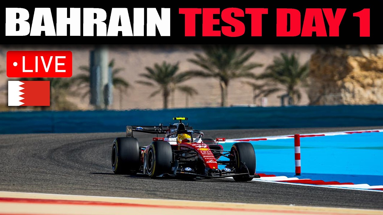 🔴 FERRARI INSSANE UPGRADE F1 Bahrain Testing Day 1 - Live Timings