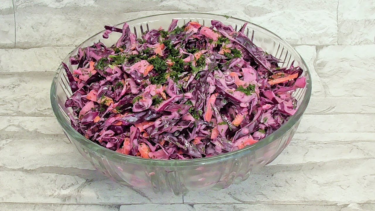 Surówka z czerwonej kapusty /Kasia ze slaska gotuje