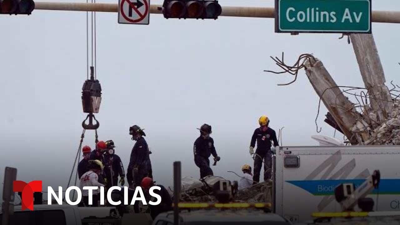 El operativo pasa a la fase de recuperación de cuerpos a 14 días de la tragedia en Surfside