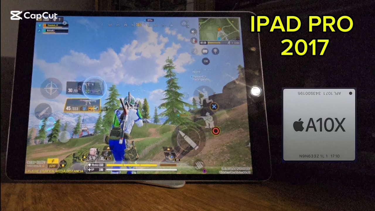 ASI ES CALL OF DUTY MOBILE EN EL IPAD PRO 2017🔥 #ipadpro