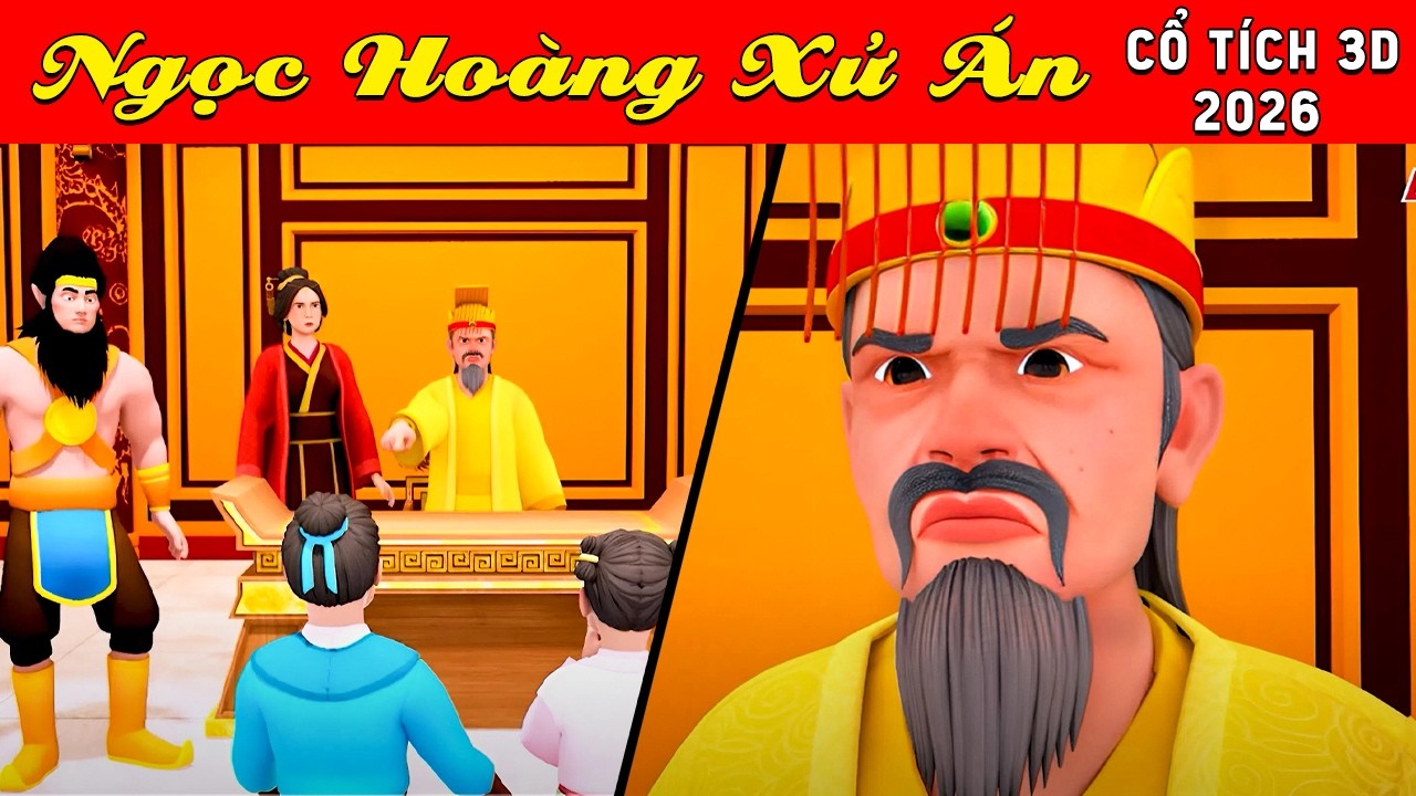 Cổ tích 3D tết Việt Nam 2026 - NGỌC HOÀNG XỬ ÁN - Bài học cuộc sống - Cổ tích sự tích Việt 2026
