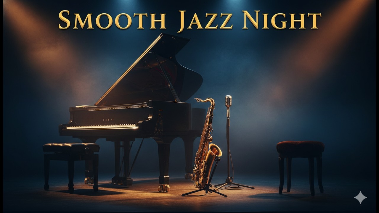 Late Night Jazz Lounge | Smooth Piano Saxo | Relaxing | study | sleeping | Cafe Shop | Mind Relax