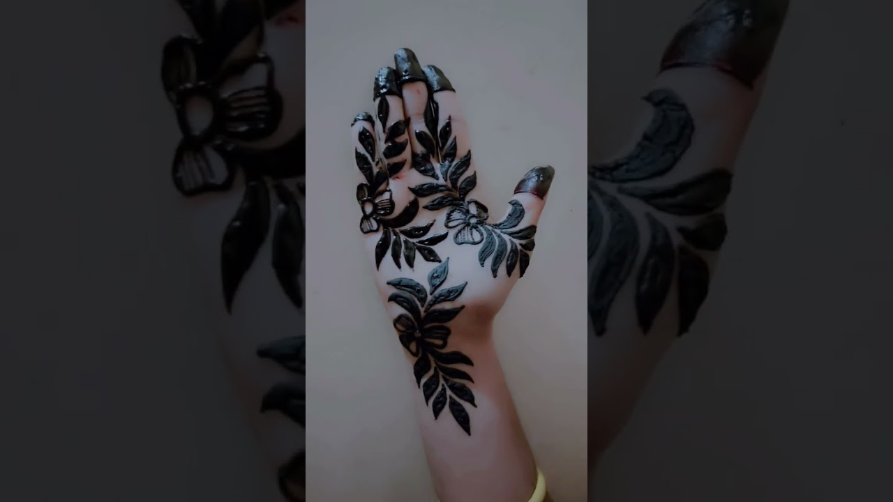 Beautiful front hand mehndi design by Lucknow girl official 22 💕#viralmehendishorts #trendingshort💕💕